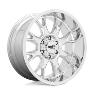 Moto Metal – MO806 – Chrome – 20″x10″ -18mm – Summer Wheels – MO80621050218N